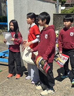 新一年生に向けてビラ配り②