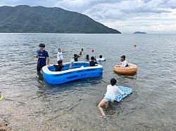 琵琶湖湖水浴(遠征)